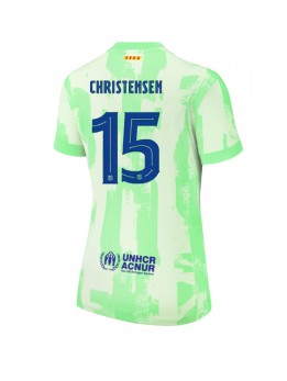 Barcelona Andreas Christensen #15 Ausweichtrikot für Frauen 2024-25 Kurzarm